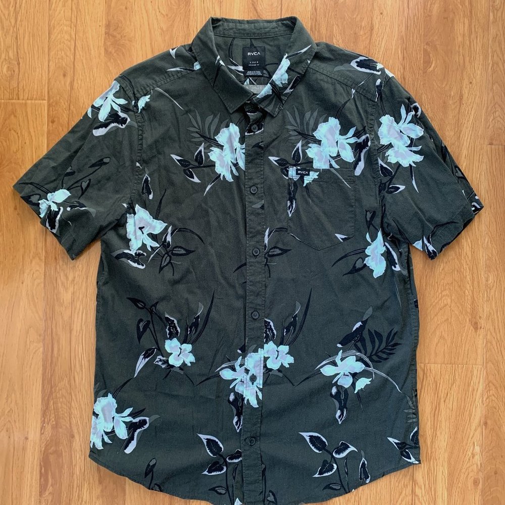 RVCA Short Sleeve Button Up